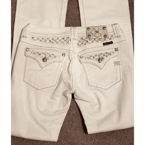 Miss Me whiteboot cut jeans, size 29